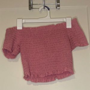 Target pink tube top short sleeves